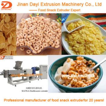 Advanced machine for breakfast cereal and corn flakes/corn snack food extruder with 350kg/h