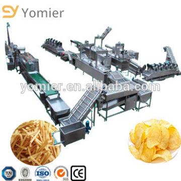 Automatical Fresh Frozen French Fries Potato Chips Making Machine Price For Factory