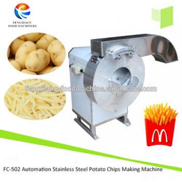 FC-502 Automation Stainless Steel French fries Making Machine/Taro Cutting machine Potato Processing Machine