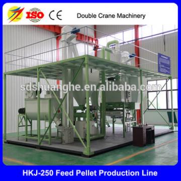 Complete Poultry Feed Production Line Animal Feed Pellet Processing Machine