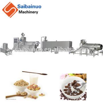 2018 china stainless steel breakfast cereals corn flakes making machine