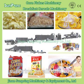 extrusion corn flour cereal breakfast and corn flakes snack machine