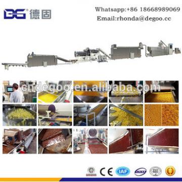 Top quality breakfast cereal extruder machinery coco pops making machine
