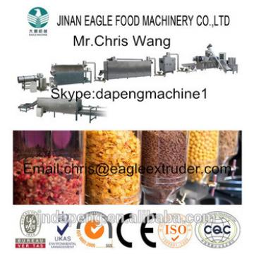 Fully Automatic Top Products Hot Selling New 2015 Crisp Cereal Breakfast Cornflakes Machine produciton machine