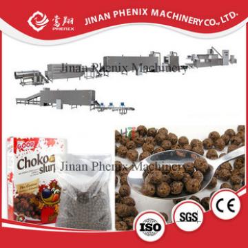 low consumption corn flakes breakfast cereal processing machine