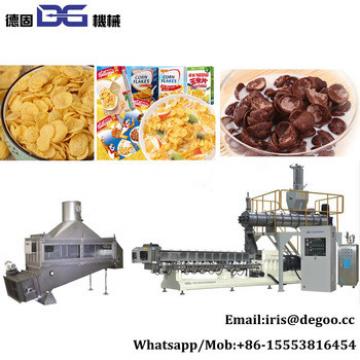 Nestle cocoa breakfast cereal flakes corn snack production line Jinan DG machinery