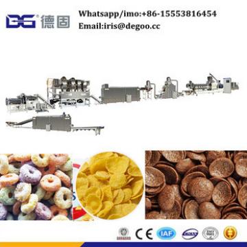 300kg/h High quality extruded corn flakes extruder exporters/making machine manufacturers/processing machinery for sale