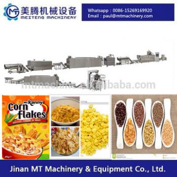 Stainless steel breakfast cereal Corn Flakes Extruder Machine