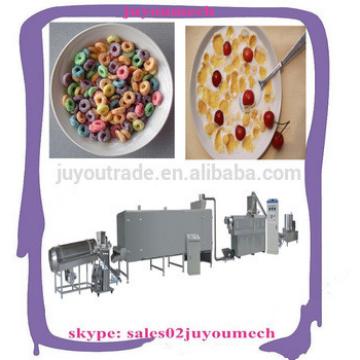 factory supply Breakfast cereal extrusion Machinery / grain corn flackes extruder prossing line