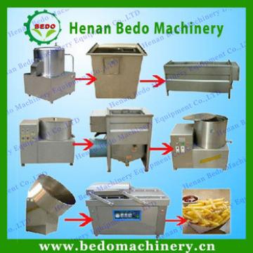 BEDO Excellent quality potato chips production line/fresh potato chips making machine/frozen french fries maker