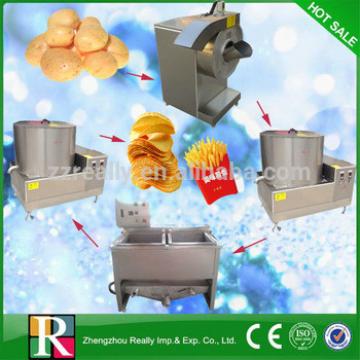 Fully food-grade stainless steel 50kg/h small scale potato chips making machine