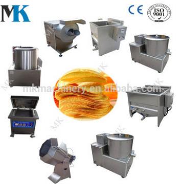 Stainless steel small scale potato chips production line potato chips making machine