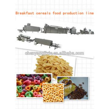 Automatic grain corn rice breakfast cereal flaking machine production line