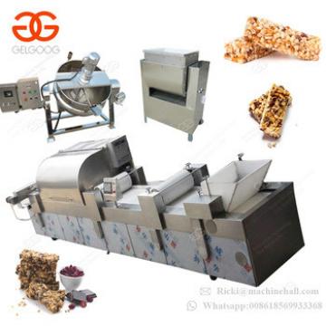 CE Approved Chocolate Fruit Sesame Bar Cutter Making Machine Granola Bar Production Line