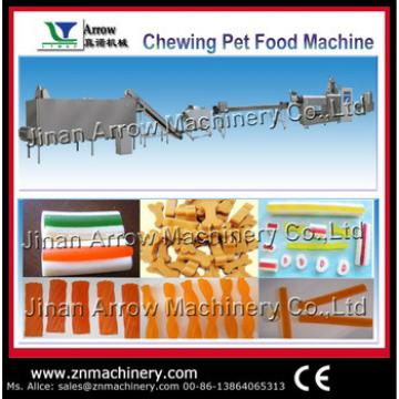 Fully automatic pet chewing snack food processing line