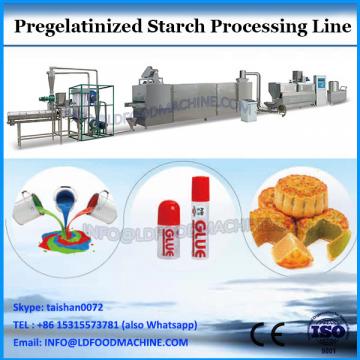 Pregelatinized starch extruder machine processing line