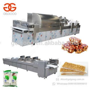 New Design Cereal Granola Muesli Protein Candy Peanut Brittle Forming Production Line Sesame Energy Beauty Bar Making Machine