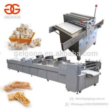 Automatic Protein Cereal Energy Bar Production Line Chikki Muesli Nut Brittle Making Sesame Snap Peanut Candy Bar Making Machine