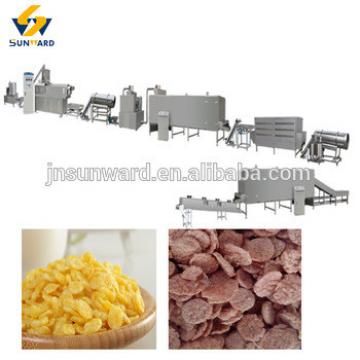 China automatic extrusion breakfast flakes food maker, breakfast cereal machine