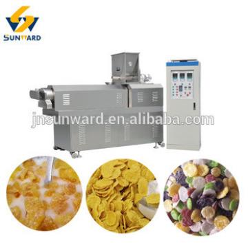 Automatic breakfast cereal bulk corn flakes process machine
