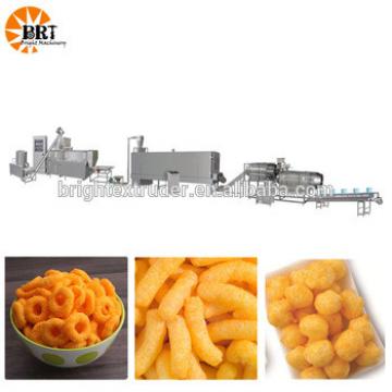 snacks corn puffs making machine breakfast cereal extruded rice processing line