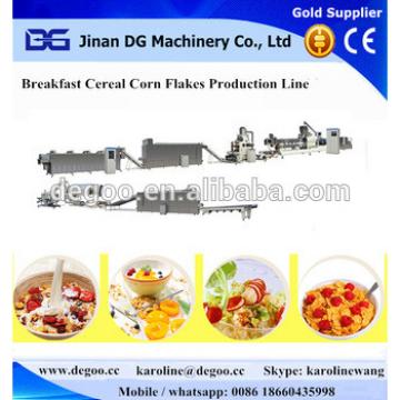 Automatic Crunchy breakfast cereal Cornflex extruder machinery