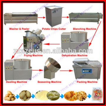 french fries machine/potato chips production machine/industrial potato chips making machine