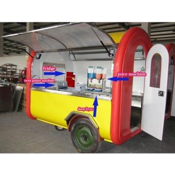 Mobile Snacks carts for making all kinds of snacks / potato chips cart