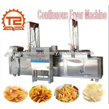 Conveyor Continuous Potato Chips Making Machine and Fryer Machine