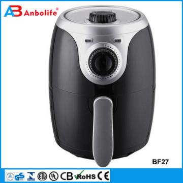 Anbolife as seen on tv 2017 kitchen appliance portable small capacity 2.0L easy to use potato chips making machine air fryer