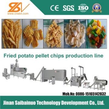 high quality fried pellet chips making machine