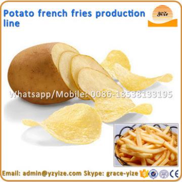 Crisps making line / potato french fries machine / machine to make potato chips