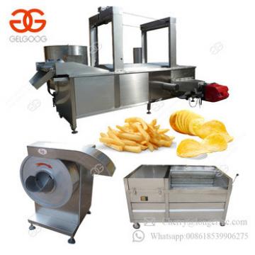Patato Flakes Finger Chips Equipment Frozen French Fries Production Line Sweet Potato Chips Making Machine With Good Price