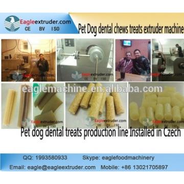 DP100 pet dog food treats dental chews extruder production line