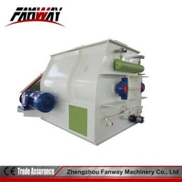 top selling animal fish feed mixer machine/double-paddle automatic feed mixing machine