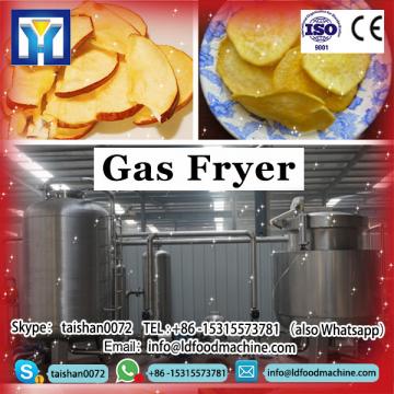 Commercial continuous potato chips deep fryer gas